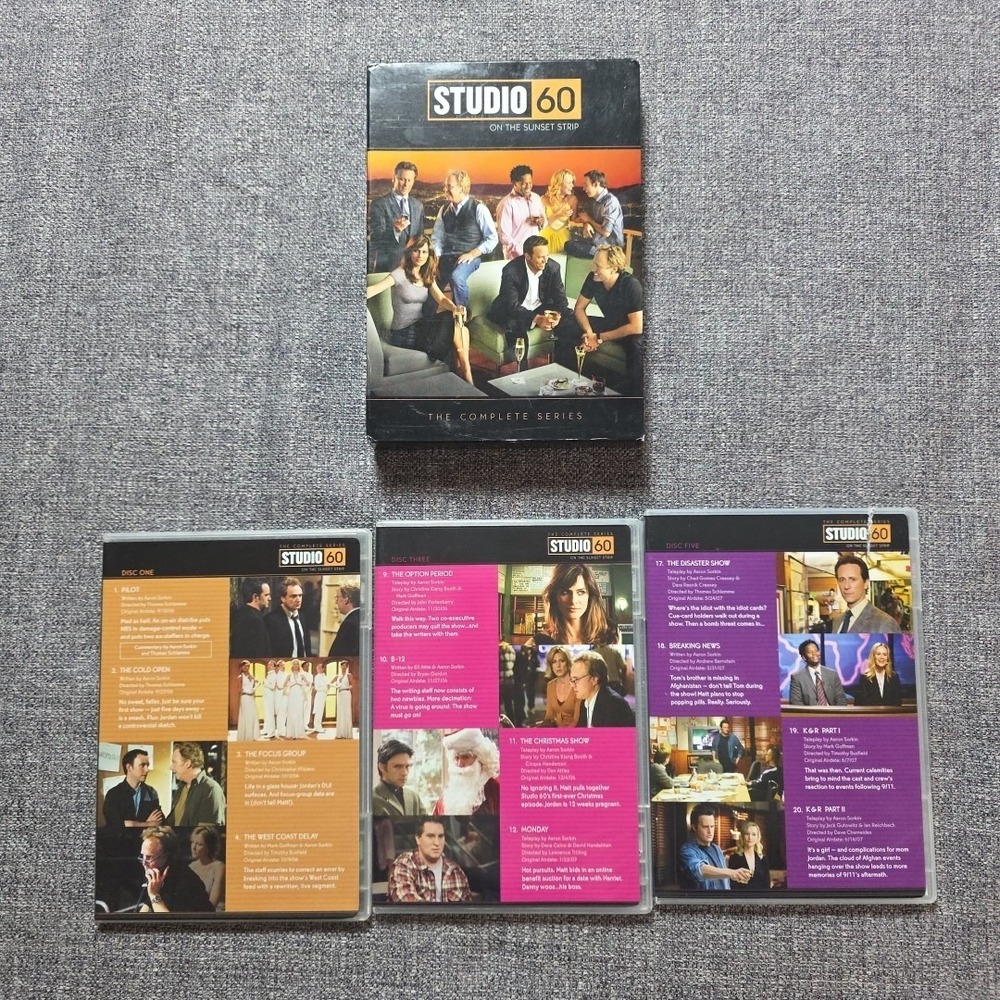 Studio 60 on the Sunset Strip - Complete Series USA DVD Set - Matthew Perry Show